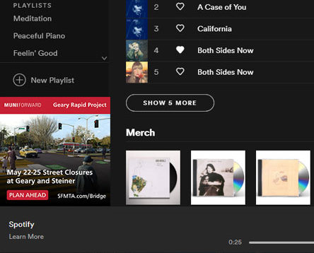 image of spotify ad for virtual outreach